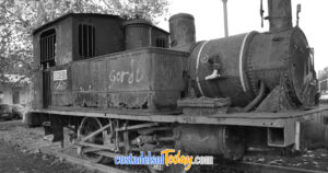 Old Steam Train Engine At Cordoba Park