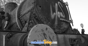 Old Steam Train Engine At Cordoba Park
